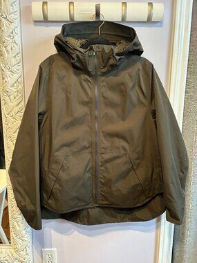Lululemon Rain Jacket Khaki Green Size 12
